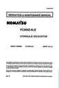 Komatsu PC200Z-6LE Hydraulic Excavator Operation & Maintenance Manual - CEAM001800  Digital version