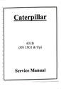 Caterpillar 631B Service manual - s/n 13G1 and up - digital version