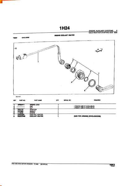 John Deere 670A AND 672A MOTOR GRADERS - Parts catalog - PC1620 digital version