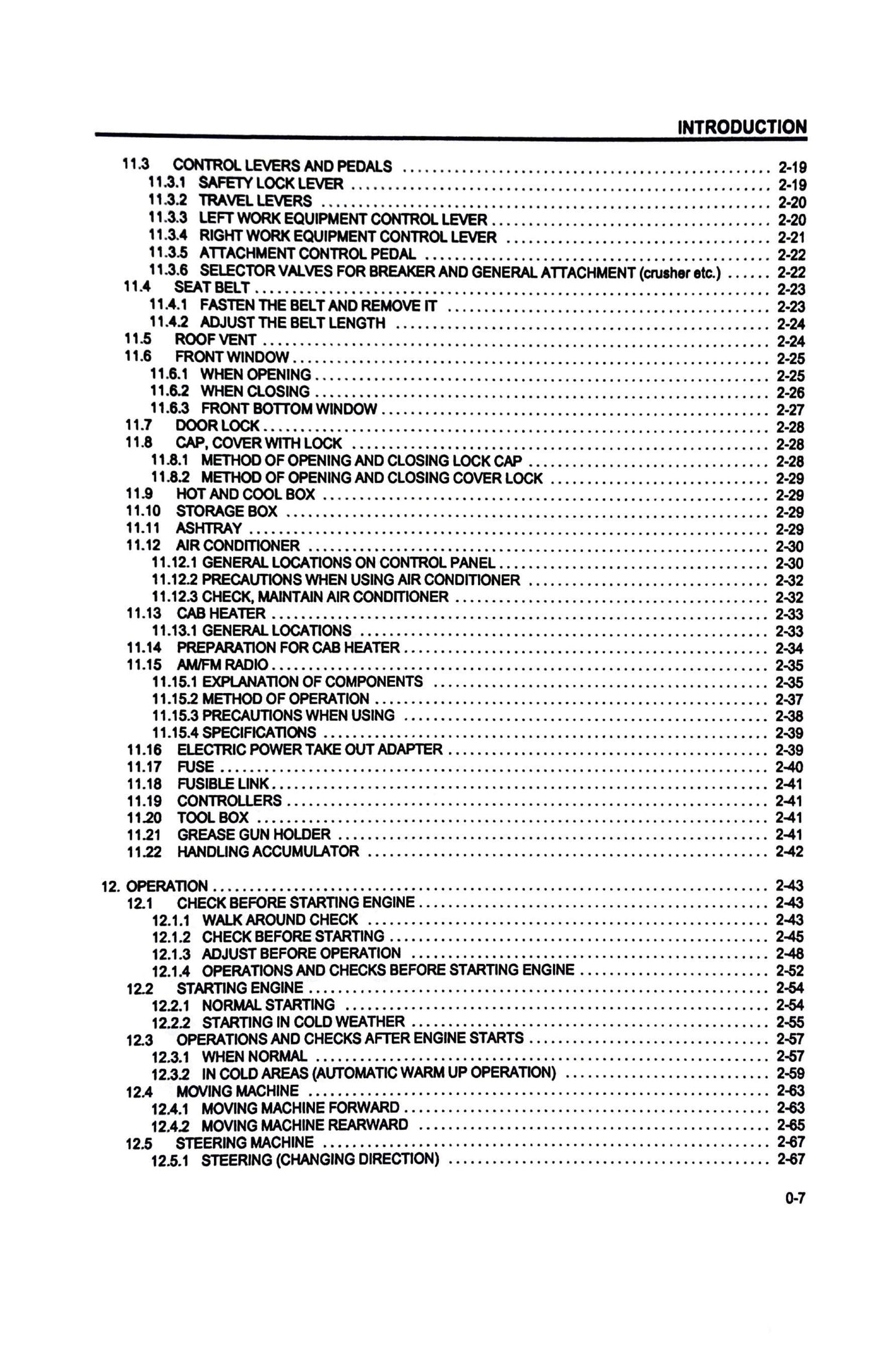 Komatsu PC270LC-6 Hydraulic Excavator s/n A83001 and up -  Operation & Maintenance Manual - CEAM003400  Digital version