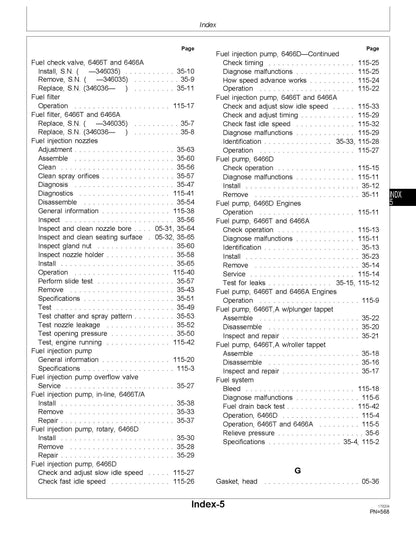 John Deere Series 400 Model 6466 Diesel Engines manual CTM1 - digital version