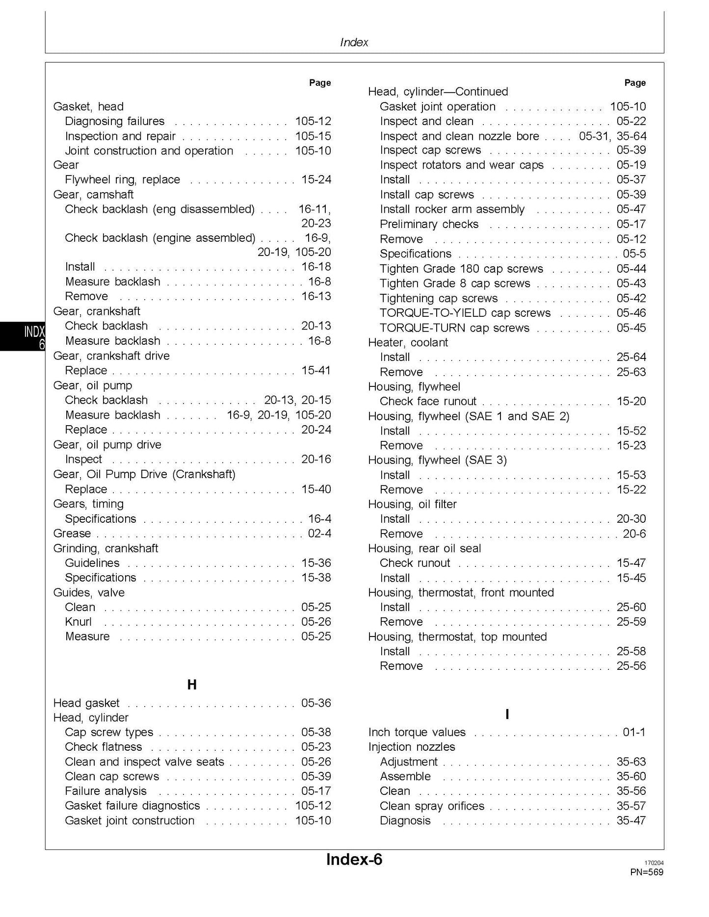 John Deere Series 400 Model 6466 Diesel Engines manual CTM1 - digital version