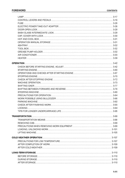 Komatsu D65EX-12, D65PX-12 bulldozer Operation and Maintenance manual - digital copy SEAM007209T