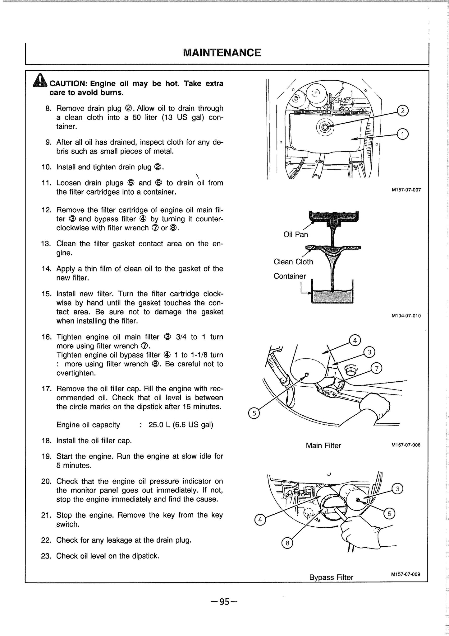 Hitachi EX200-5, EX200LC-5, EX210H-5, EX210LCH-5 Excavator Operator’s Manual - EM14M-1-3   Digital version