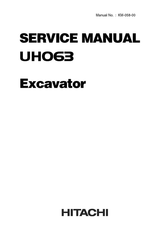 Hitachi UH063 Shop Manual - KM-058-00  Digital version