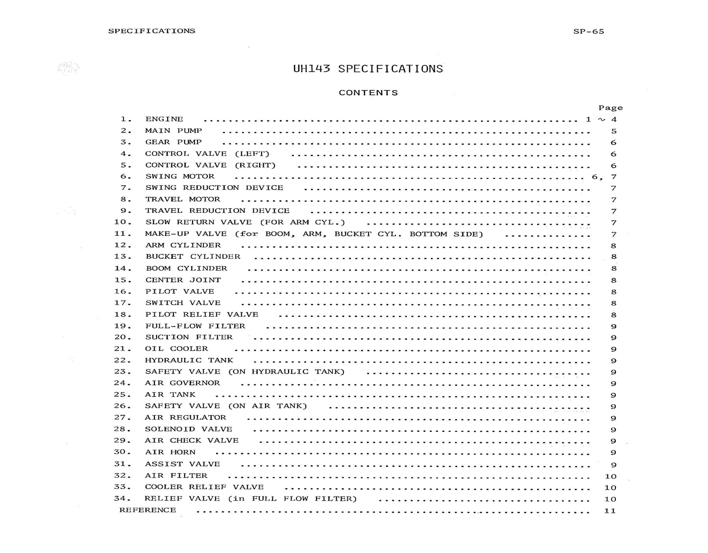 Hitachi UH143 Service Manual - KM-063-00   Digital version