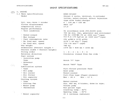 Hitachi UH143 Service Manual - KM-063-00   Digital version