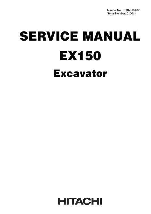 Hitachi EX150 Service Manual - KM 10100 - digital version