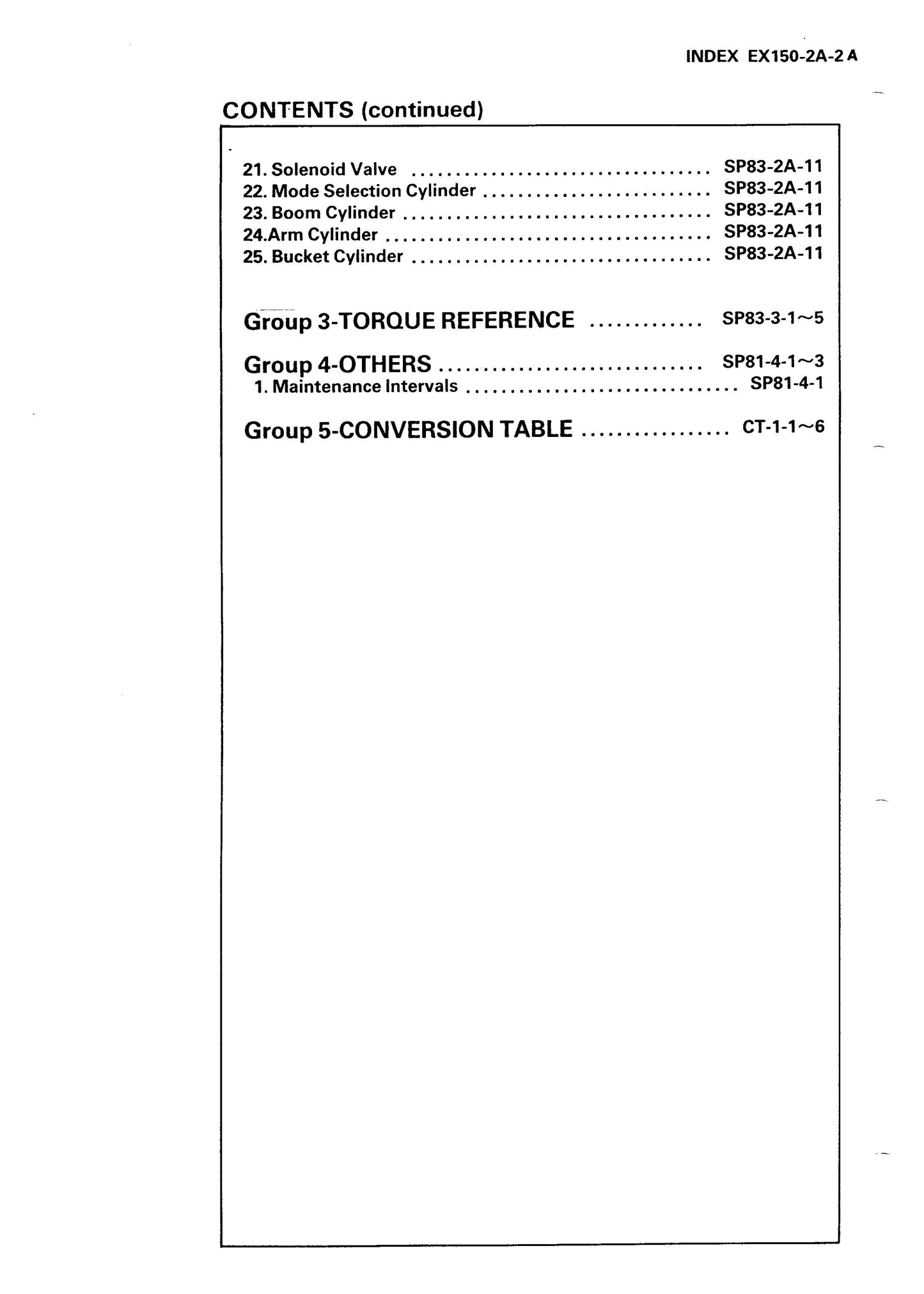 Hitachi EX150 Service Manual - KM 10100 - digital version