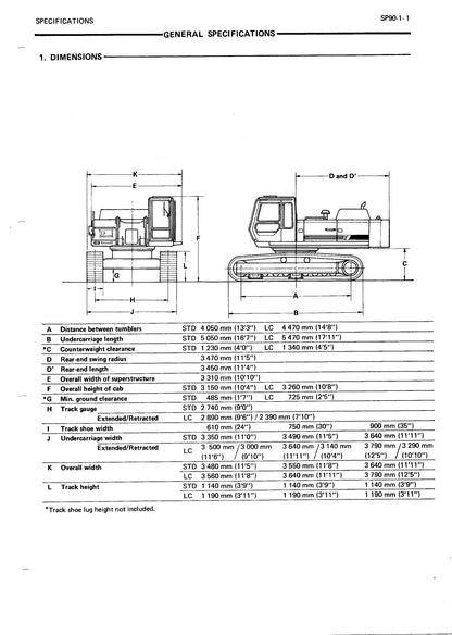 Hitachi EX400, EX400LC, EX400H and EX400LCH Service Manual - KM 10 800  Digital version