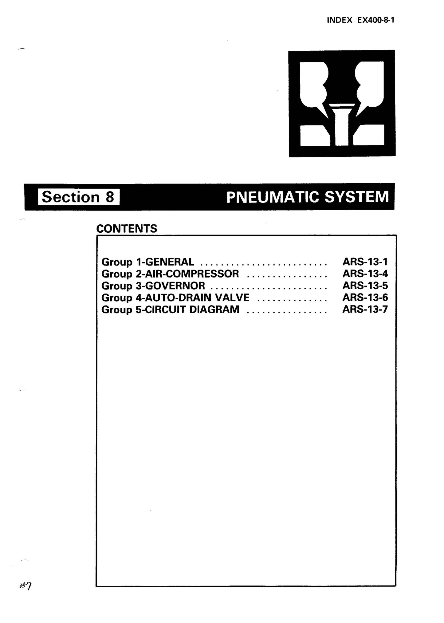 Hitachi EX400, EX400LC, EX400H and EX400LCH Service Manual - KM 10 800  Digital version