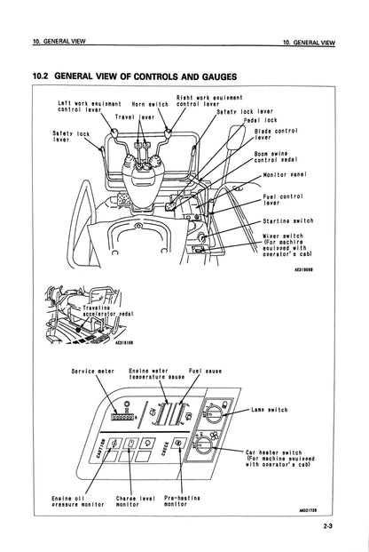 Komatsu PC20R-8, PC25R-8, PC27R-8 hydraulic excavators Operation and Maintenance manual - digital version