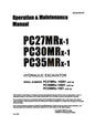 Komatsu PC27MRx-1 PC30MRx-1, PC35MRx-1 hydraulic excavators Operation and Maintenance manual SEAM035305T- digital version