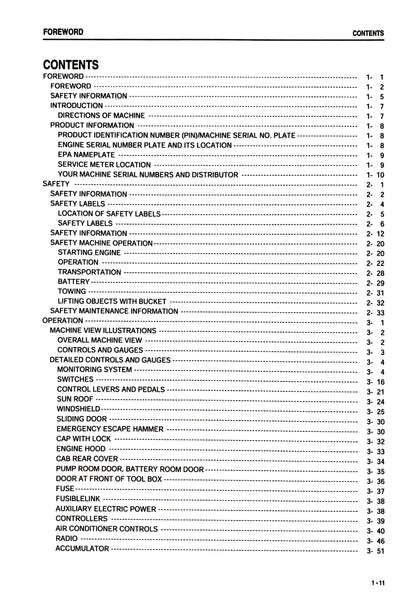 Komatsu PC138US-2, PC138USLC-2 Hydraulic Excavator Operation and Maintenance Manual - SEAM035409T   Digital version