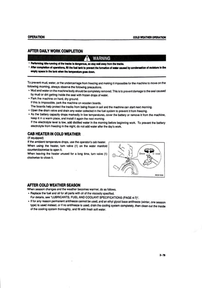 Komatsu PC20MRX-1 Hydraulic excavator Operation and Maintenance manual - SEAM035200 -  Digital version