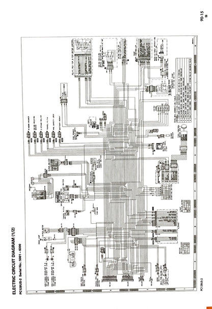 Komatsu PC128US-2, PC138US-2, PC138USLC-2 excavators Service Manual - SEBM018417  Digital version