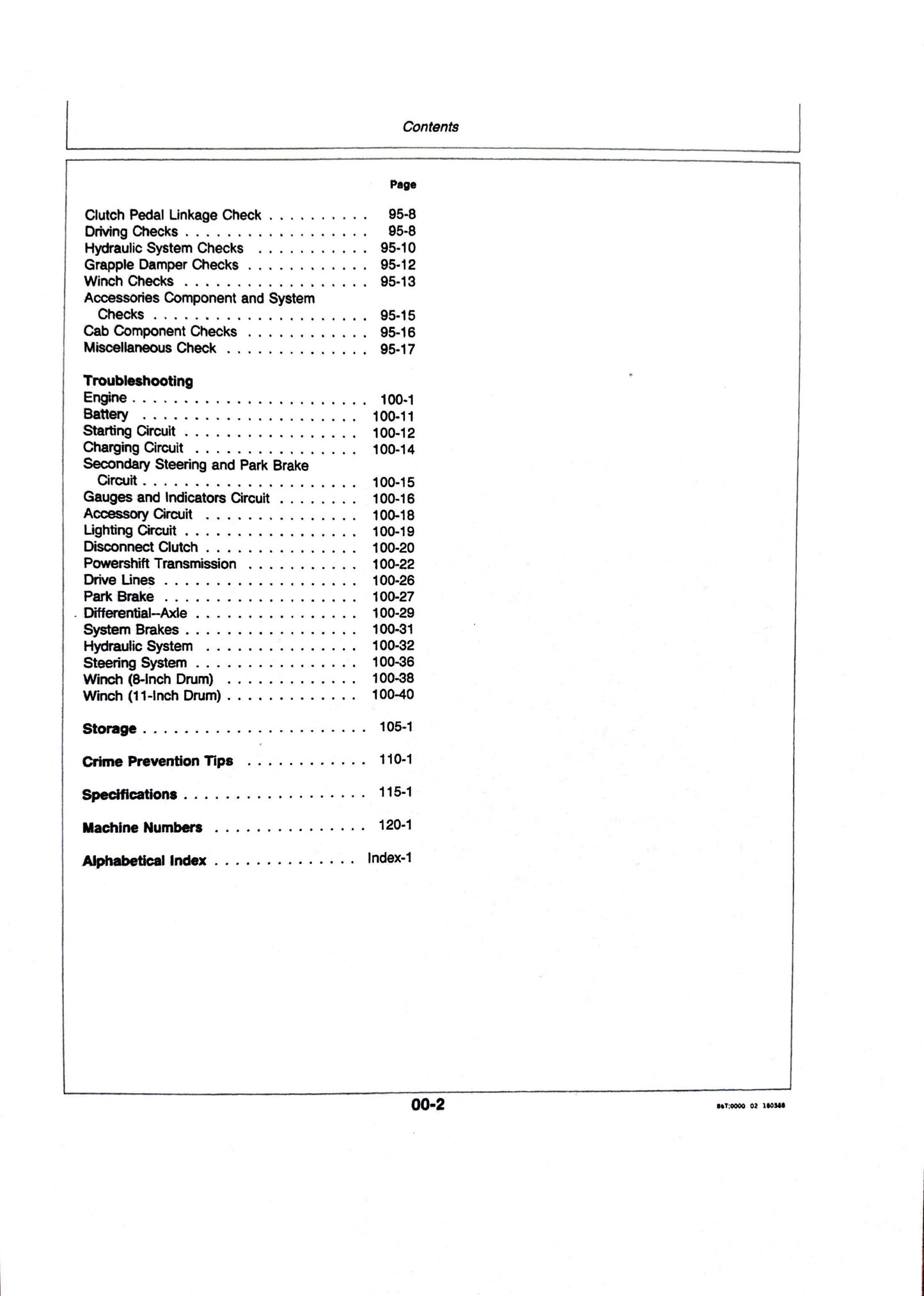 JOHN DEERE 640D SKIDDER AND 648D GRAPPLE SKIDDER Operator's Manual OMT122060 E8 - digital version