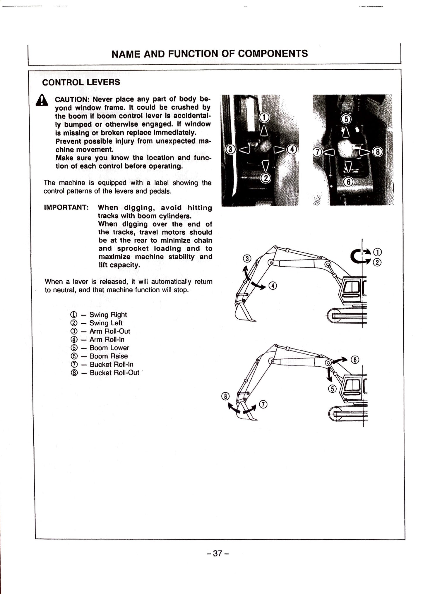 Hitachi EX150 Excavator Operator's Manual EM133-1-4 Digital version