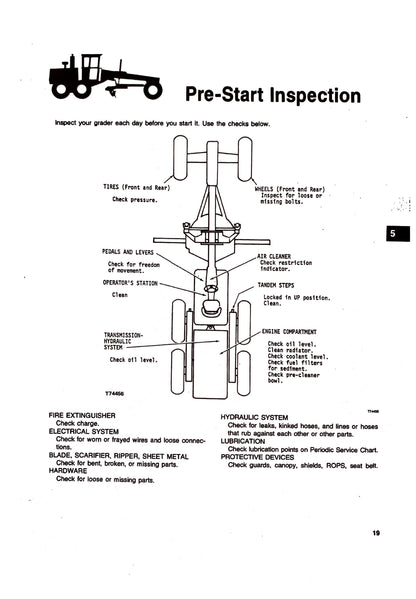 John Deere JD670, 670A, 672A Grader Operator's Manual OMT74697 - digital version