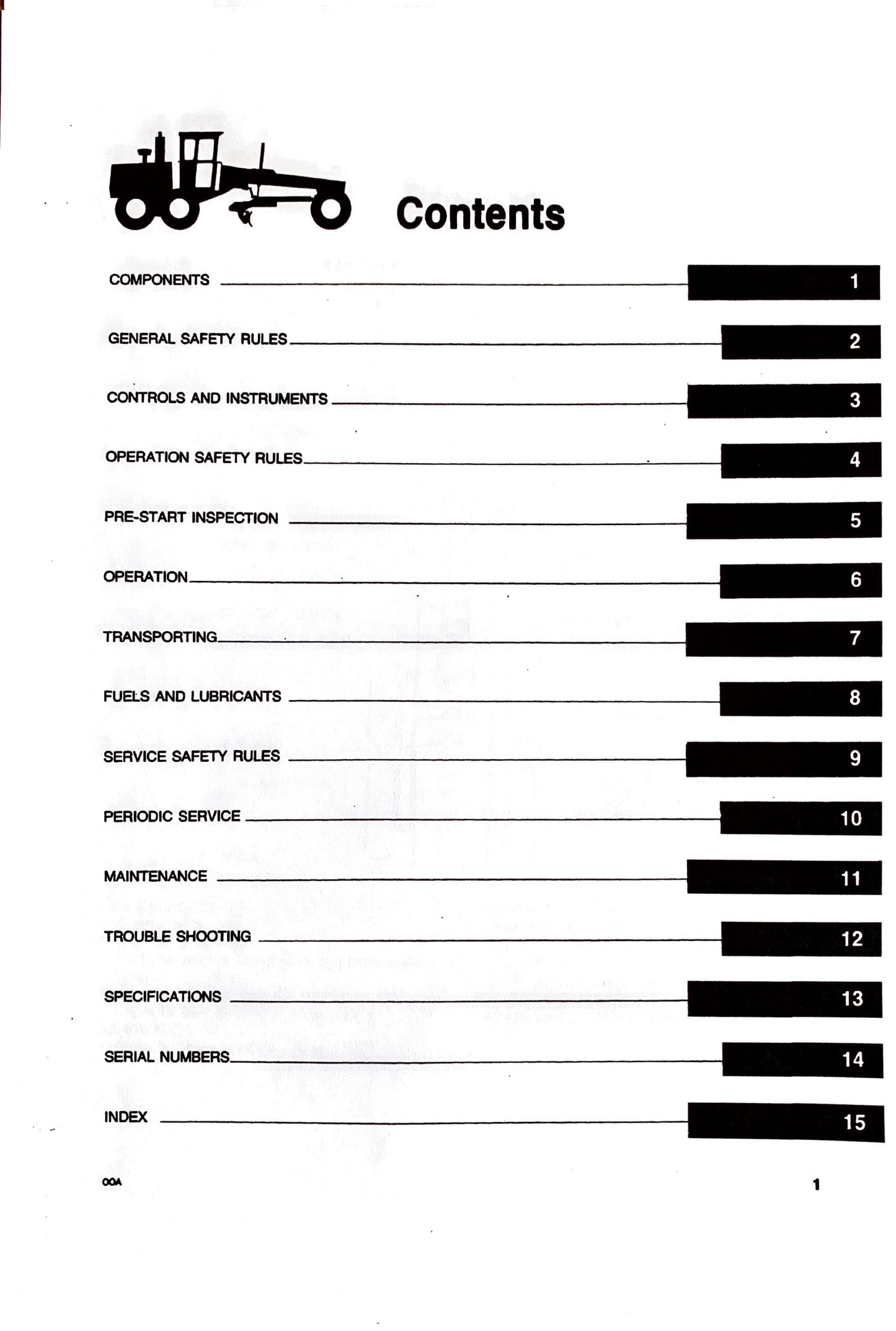 John Deere JD670, 670A, 672A Grader Operator's Manual OMT74697 - digital version